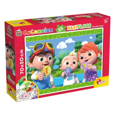 CoComelon Puzzle Maxi 35 čísla 2v1 70x50 cm