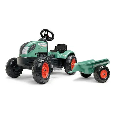 FALK Traktor šlapací FARM LANDER 2054L s přívěsem - zelený