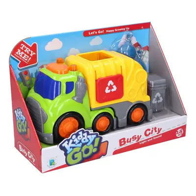 Kiddy Auto popelářské s efekty 19,5 cm popelnice