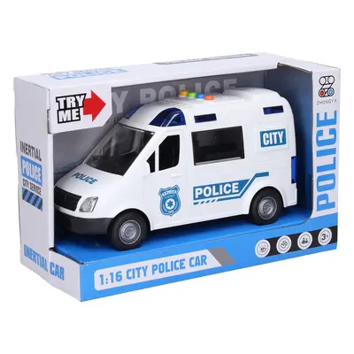 Auto policejní s efekty 22 cm