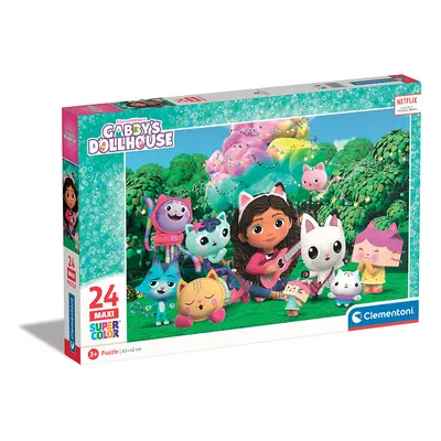 Clementoni - Puzzle Gábinin kouzelný domek: Na zahradě MAXI 24 dílků