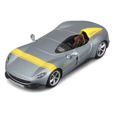 Bburago 1:43 Ferrari Signature Series - Ferrari Monza SP1 - Silver/ Yellow