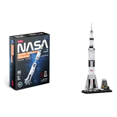 Puzzle 3D Apollo Saturn V Rocket - 136 dílků