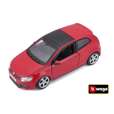 Bburago 1:24 VW Polo GTI Mark 5 červené 18-21059 - II. jakost