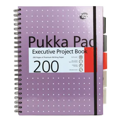 Pukka Pad projektový blok Metallic Executive A4, papír 80g, 100 listů MIX