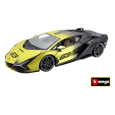 Bburago 1:18 TOP Lamborghini Sian FKP 37 yelow - II. jakost