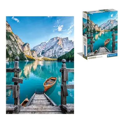 Puzzle 500 Braies lake Compact