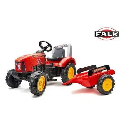 FALK Šlapací traktor 2046AB X Tractor s vlečkou a otevírací kapotou