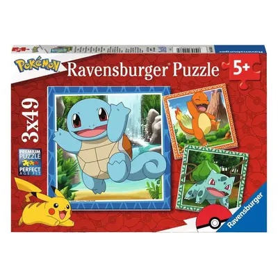 Ravensburger Vypusťte Pokémony 3x49 dílků