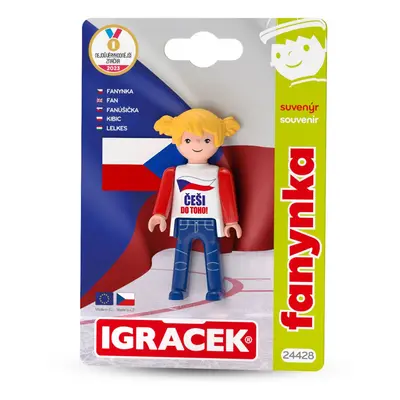 Igráček Fanynka - figurka s vlajkou