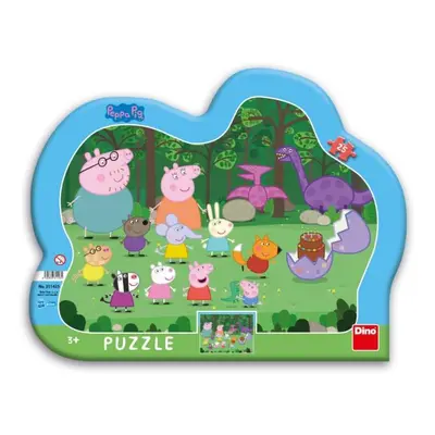 Dino Peppa Pig 25 kontura Puzzle