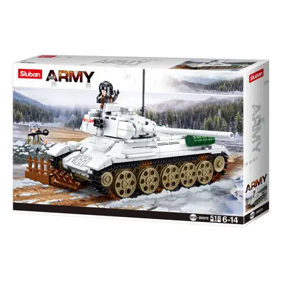 Sluban Army Bitva o Budapešť M38-B0978 Bílý tank T-34/85