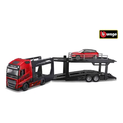 : Bburago 1:43 STR FIRE Multicar Carrier - Volvo FH16 w/Land Rover LRX Concept