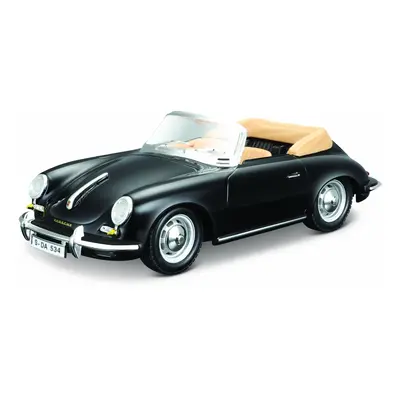 Bburago Porsche 356 B Cabriolet Black 1:24