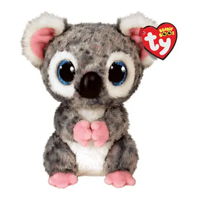 BEANIE BOOS KARLI, 15 cm - šedá koala