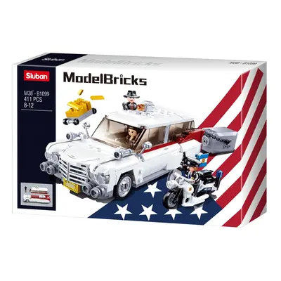 Sluban ModelBricks M38-B1099 Americký vůz pro lupiče