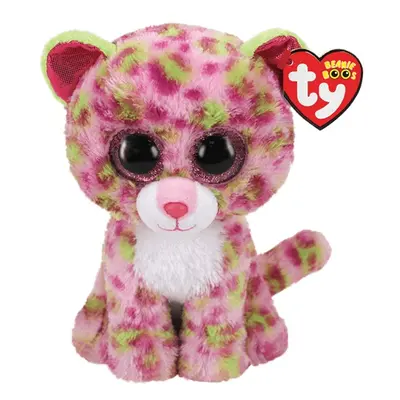 BEANIE BOOS LAINEY, 15 cm - růžový leopard