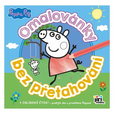 Omalovánky bez přetahování Prasátko Peppa