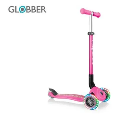 Globber Primo Foldable Fantasy Lights Pink/Flowers