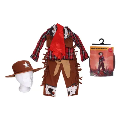 Set karneval - cowboy M 110-120 cm