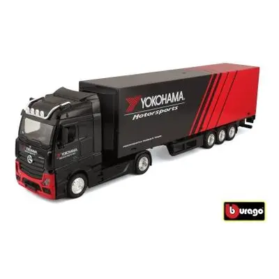 Bburago Auto 1:43 MB Actros Gigaspace / Trailer - Yokohama 39 cm