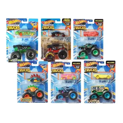 HW MONSTER TRUCKS 1:64 S ANGLIČÁKEM ASST