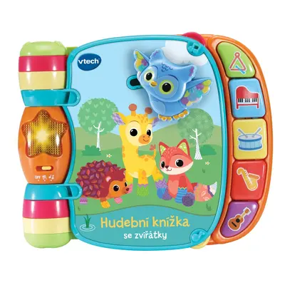 Vtech Hudební knížka se zvířátky CZ