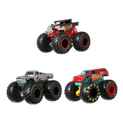 HW MONSTER TRUCKS 1:64 S ANGLIČÁKEM ASST