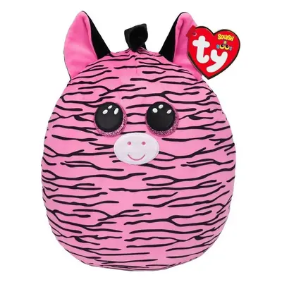 Ty Squish-a-Boos ZOEY, 22 cm - růžová zebra (1)