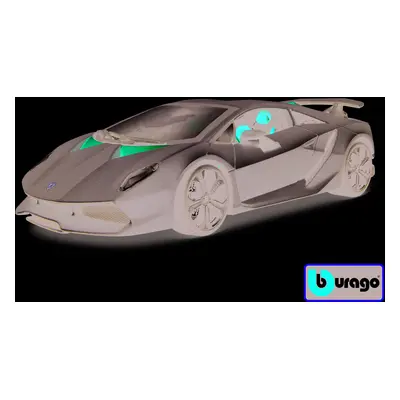 Bburago 1:24 Lamborghini Sesto Elemento Metallic Grey 18-21061