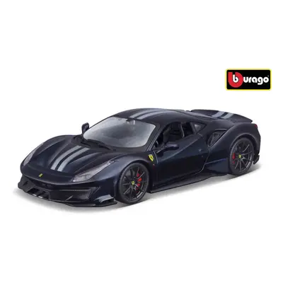 Bburago 1:24 Ferrari TOP 488 Pista Blue/silver stripe