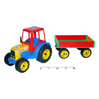 Traktor s vlečkou 65 cm