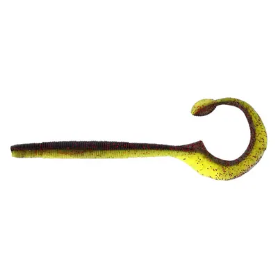 Westin Gumová Nástraha Ned Worm Curl Black Chartreuse Délka: 12cm, Počet kusů: 5ks