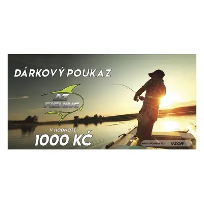 Dárkový Poukaz AzFishing Elektronický Hodnota poukazu: 500 Kč