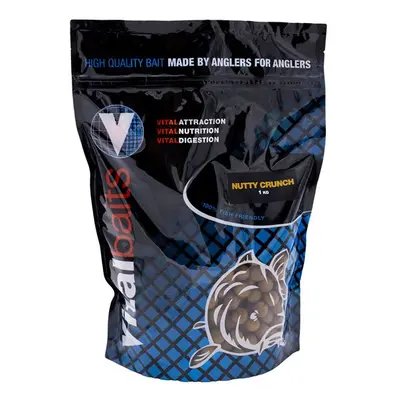 Vitalbaits Boilie Nutty Crunch 1kg Hmotnost: 1kg, Průměr: 24mm