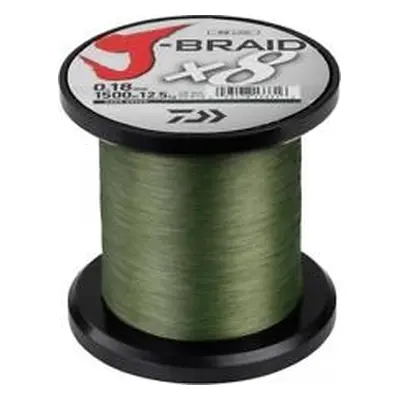 Daiwa Pletená Šňůra J-Braid Barva Dark Green Nosnost: 36kg, Průměr: 0,35mm