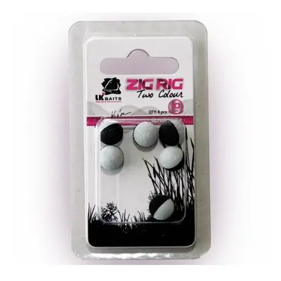 LK Baits ZIG RIG Pop–Up 10 mm – Black/White