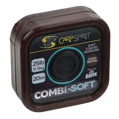 Carp Spirit Šnůrla Combi-Soft Coated Braid Camo Brown 20m Nosnost: 25lb