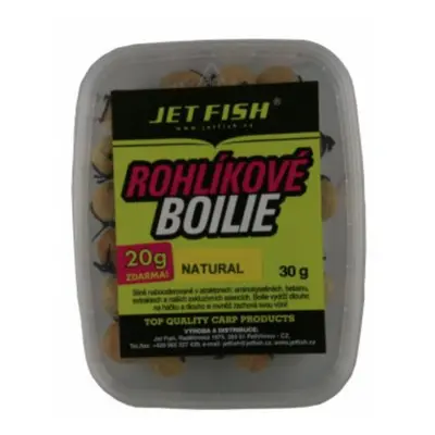 Jet Fish Rohlíkové Boilie Natural Hmotnost: 40g, Průměr: 15mm