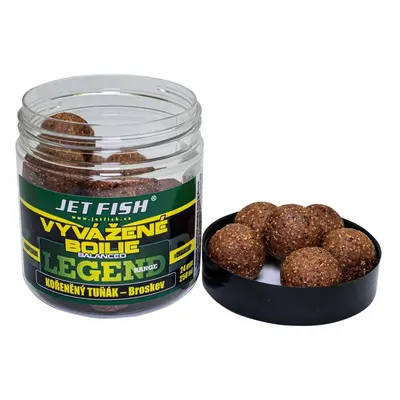 Jet Fish Vyvážené Boilie Legend Range Kořeněný Tuňák + Broskev 250ml Hmotnost: 250g, Průměr: 20m