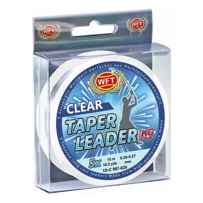 WFT Vlasec TAPER LEADER 5x15m Varianta: 0,35mm - 0,57mm