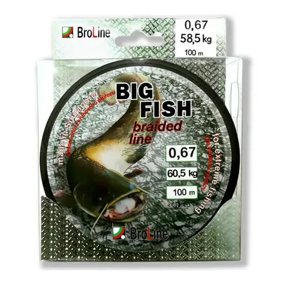 BROLINE Šňůra Big Fish 8x Dyn 167m Varianta: 0,55mm 50kg