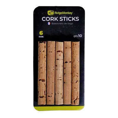 RidgeMonkey Korkové Tyčinky Combi Bait Drill Spare Cork Sticks Počet ks. v balení: 10ks, Průměr: