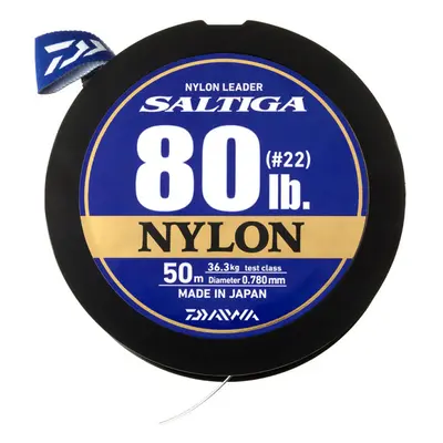 Daiwa Vlasec Saltiga Nylon Leader 50m Nosnost: 27,20kg, Průměr: 0,7mm