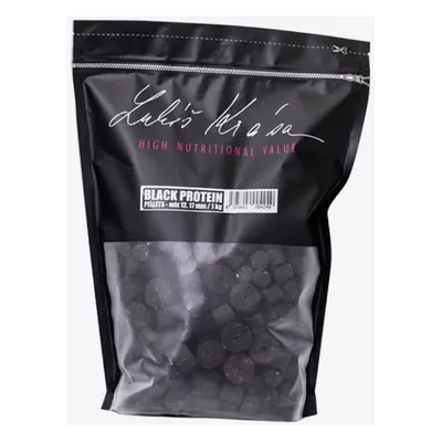 LK Baits Pelety Pellets Black Protein 1kg Hmotnost: 1 kg, Průměr: 12-17mm