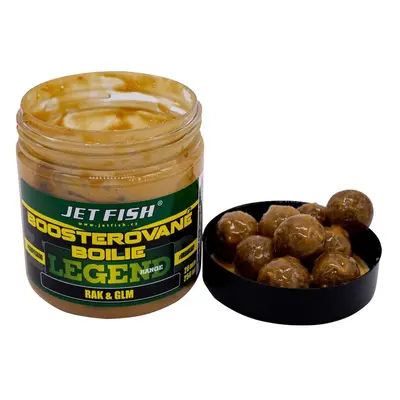 Jet Fish Boosterované Boilie Legend Range Seafood + Švestka / Česnek 250ml Průměr: 20mm