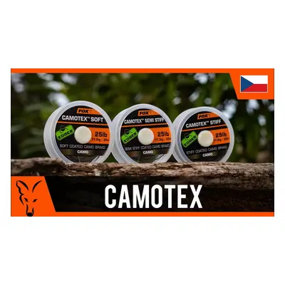 Fox Ztužená šňůrka Camotex Soft Camo 20m Varianta: 25lb