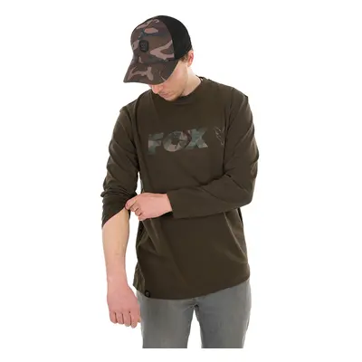 Fox Triko Long Sleeve Khaki Camo T Shirt