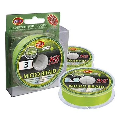 WFT Šňůra MICRO BRAID - 1m Nosnost: 8kg, Průměr: 0,12mm