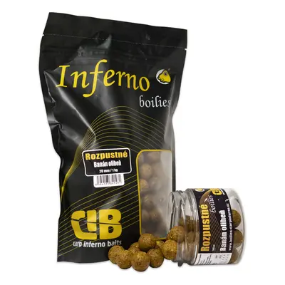 Carp Inferno Rozpustné Boilies Nutra Line Banán/Oliheň Hmotnost: 1kg, Průměr: 20mm